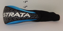 Strata Universal Hybrid 5H Golf Club head cover black blue - $14.80