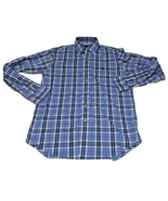 Polo Ralph Lauren Classic Fit Long Sleeve Button Front blue plaid small S/P - £11.71 GBP