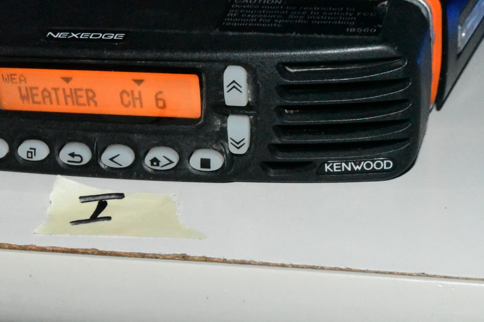Kenwood Nexedge NX-700H-K VHF NXDN NX700 FACEPLATE ONLY RARE *TESTED* #I W4C2 Item image 2