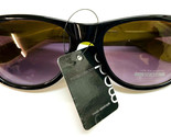 Black with Yellow Arms  Classic Plastic Sunglasses One Pair NWT - £8.23 GBP