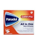 Panadol Cold and Flu All in One - 24 Tablets - $53.50 CAD