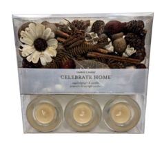 Yankee Candle Celebrate Home Potpourri Tea Light Candles Holders Ginger ... - $14.99