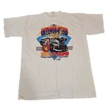 Dale Earnhardt T Shirt Single Stitch Intimidator NASCAR T Large 1992 Vtg - £27.05 GBP