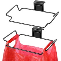 Trash Bag Holder, 2 Pack Trash Bag Holder For Cabinet Door And Cupboards, Stainl - £20.77 GBP