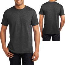 Mens Hanes Heather Tee 5.2 oz Cotton/Polyester Soft Blended T Shirt S-4XL NEW! - £8.70 GBP+