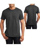 Mens Hanes Heather Tee 5.2 oz Cotton/Polyester Soft Blended T Shirt S-4X... - £8.64 GBP+