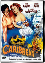 Caribbean 1952 DVD John Payne, Arlene Dahl, Cedric Hardwicke - £9.20 GBP