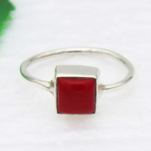 925 Sterling Silver Coral Ring Handmade Gemstone Jewelry Birthstone-
show ori... - £27.02 GBP