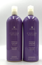 Alterna Caviar Anti-Aging Multiplying Volume Shampoo &amp; Conditioner 33.8 oz Duo - £108.94 GBP