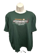 Merrell Down &amp; Dirty Obstacle Race Womens Green XL Jersey - $19.80