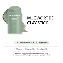 The Originote Mugwort B3 ClayStick Mugwort Acne Facial Mask Soothes and ... - £23.58 GBP