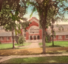 1938 Alumni Gymnasium Dartmouth College New Hampshire NH Hand Colored Postcard - £14.91 GBP