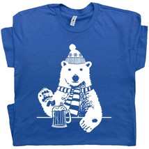 Polar Bear T Shirt Funny Beer T Shirt Vintage Beer T Shirt Alaska Retro Ski Lodg - £15.94 GBP