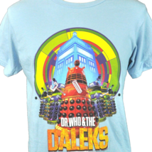 Dr Who And The Daleks T-shirt sz Medium Tardis Licensed 2014 Robots We Love Fine - £15.11 GBP