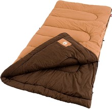 Coleman Dunnock Cold Weather Adult Sleeping Bag , Brown, Heights Up To 6 Feet 4 - £95.76 GBP