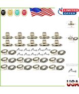 Scovill Dot Brand Nickel-Plated Eyelet Fasteners - 10 Pieces for Outdoor... - $53.14 CAD