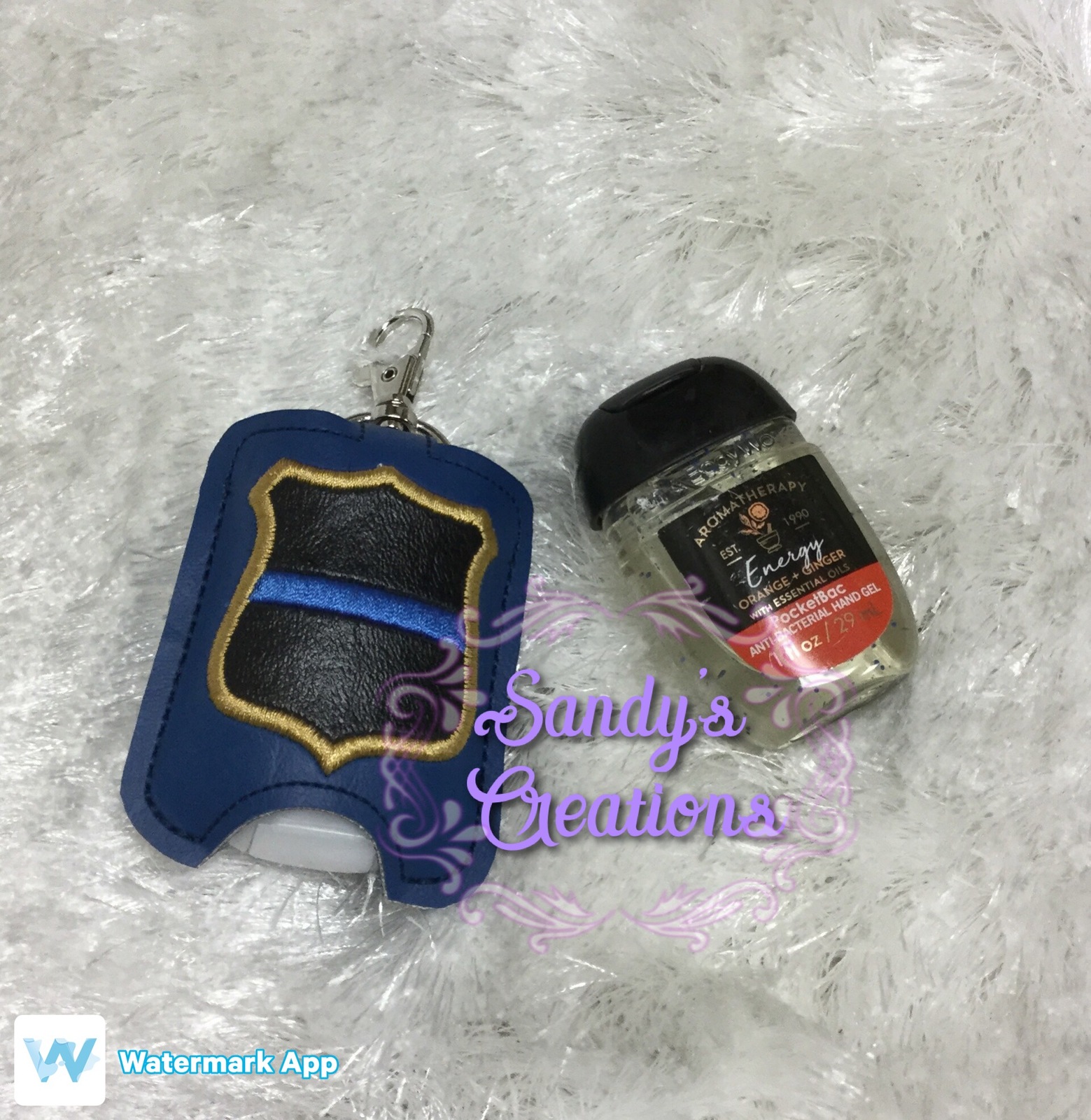 Primary image for Thin Blue Line Hand Sanitizer Holder