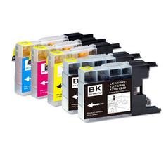 5P Quality Ink Combo Set Fits Brother Lc75 Lc71 Mfc-J435W Mfc-J5910Dw Mf... - £19.15 GBP