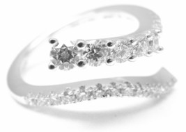 New! Authentic Damiani EDEN 18k White Gold Diamond Band Ring - £3,315.32 GBP
