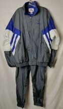 Wilson Men XL Block Color Vintage Windbreaker Set Full Zip Jacket Pants - £38.96 GBP