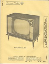 1957 HOFFMAN B3234 TELEVISION Tv Photofact MANUAL B3261 B3271 B3304 M323... - £8.18 GBP