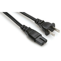 Hosa - PWP-461 - IEC C7 Polarized to NEMA 1-15P Power Cord - 8 ft. - £11.18 GBP