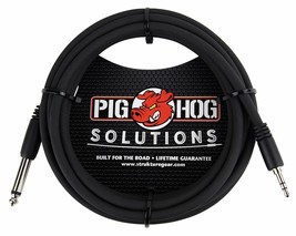 Pig Hog - PX-35T4M - 3.5mm TRS to 1/4&quot; Mono Instrument Cable - 10 ft. - £12.74 GBP