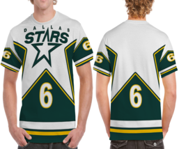 Dallas Stars Hockey Team  Mens Printed T-Shirt Tee - $14.53+