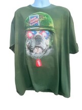 US Military Dog T-Shirt 3XL 54-56 Stars &amp; Stripes Winning Fights Patriotic - $14.84