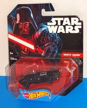 Hot Wheels 2015 Character Cars Red Card Series Disney Star Wars Darth Vader - £3.79 GBP