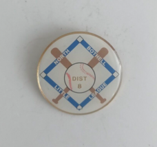 Vintage North Bothell Little League District 8 Lapel Hat Pin - £4.94 GBP