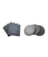 Nerdy Gifts I drink coffee periodically Engraved Slate Coasters Set of 4 - £23.69 GBP