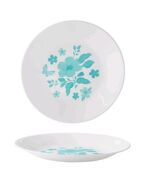 Pioneer Woman ~ Set of Four (4) Corelle ~ EVIE TEAL ~ 6.75&quot; Appetizer Pl... - $48.78 CAD