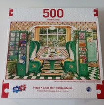 Sure Lox 500 Pc Americana Jigsaw Puzzle 1940s Breakfast Nook New - $12.75