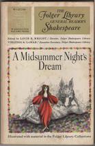 Midsummer Nights Dream Folger Library [Paperback] William Shakespeare - £2.34 GBP