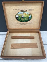 Vintage Joya De Nicaragua Churchill Cigar Box EMPTY Wood Wooden Hand Made Import - £14.23 GBP