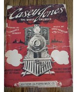 Casey Jones The Brave Engineer Sheet Music 1909 - £34.93 GBP