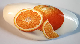 Ceramic Cabinet Drawer Pull Orangea @Pretty@ fruit - £6.23 GBP