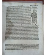 Seite 168 Von Incunable Nürnberg Chronicles, Done IN 1493. Pepin &amp; Charl... - £194.21 GBP