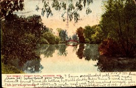 The Bridge Tenney Park -MADISON Wisconsin - Udb 1905 Postcard BK58 - £3.95 GBP