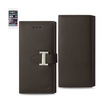 [Pack Of 2] Reiko Iphone 6 Plus Genuine Leather Rfid Wallet Case In Umber - £30.56 GBP