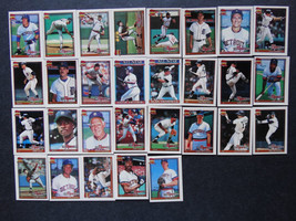 1991 Topps Micro Mini Detroit Tigers Team Set of 29 Baseball Cards - £3.91 GBP