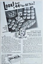 1942 MACA YEAST - NO SUGAR - DOUGH MADE FRESH - Vintage Print Ad - LOOK!... - $13.02
