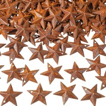 Barn Stars Rusty Pendants Rustic Star Findings Jewelry Making Crafts Bulk 150pcs - £25.32 GBP