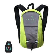 Bicycle Bag Waterproof Sport Backpack 15L LED Turn Signal Light Remote Control S - £82.43 GBP