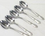 Oneida Fenway Daydream Oval Soup Spoons 6.5&quot; Wm A Rogers Lot of 5 - £11.71 GBP