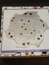Ceramic Halloween Ghost Candy Dish / Bowl by World Bazaars NIB - £11.92 GBP