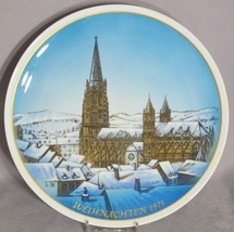 ROSENTHAL 1975 CHRISTMAS WEIHNACHTEN Plate: Freiburg Cathedral - $14.95