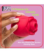 Lovehoney, Mon Ami Pleasure Air,  Suction Vibrating Rose, Red - $58.88