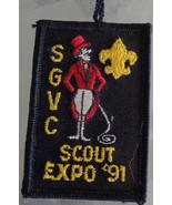Vintage Scout Expo 1991 – San Gabriel Valley Sew-On/Iron-On Patch – Gent... - $5.93